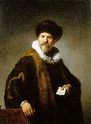 REMBRANDT Harmenszoon van Rijn Portrait of Nicolaes Ruts oil painting picture wholesale